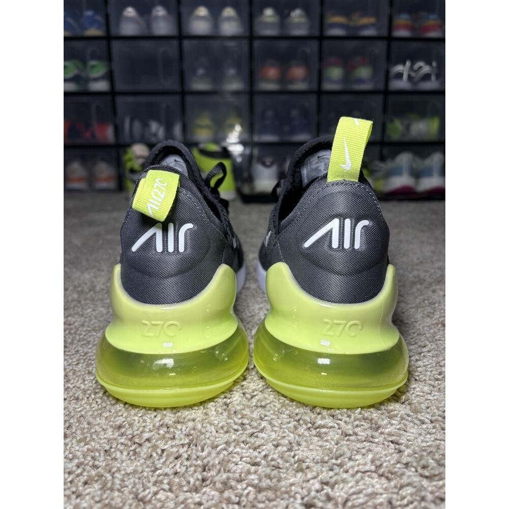 Nike Air Max 270 Light Lemon Twist/Black/White Mens Size 9.5 AH8050-703 NEW - Picture 5 of 5
